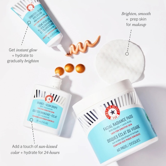 First Aid Beauty Brighten + Glow Eye Cream .5oz - Picture 2 of 8